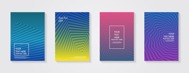 minimal modern cover design dynamic colorful gradients future geometric patterns
