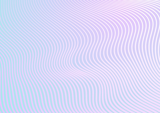 Minimal pastel trendy refracted curved waves background