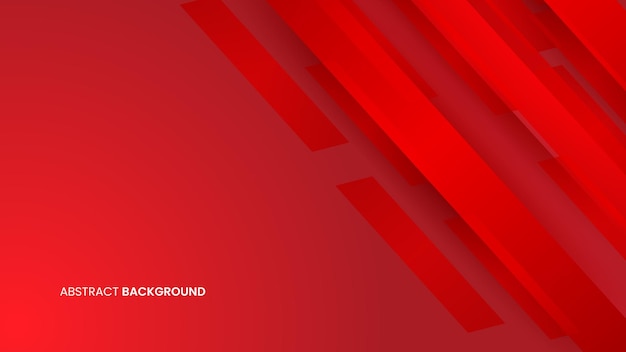 Minimalist abstract dark red diagonal striped line papercut background with shadow Modern futuristic