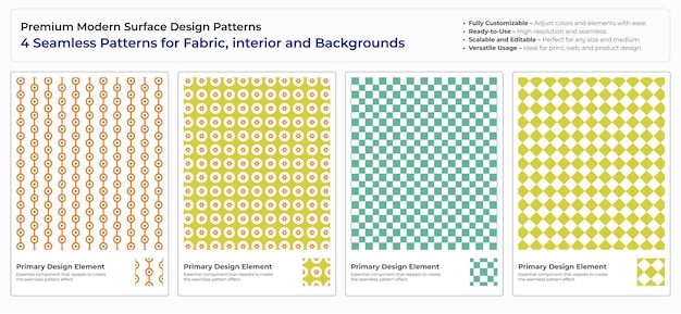 minimalist abstract pattern collection for professional use