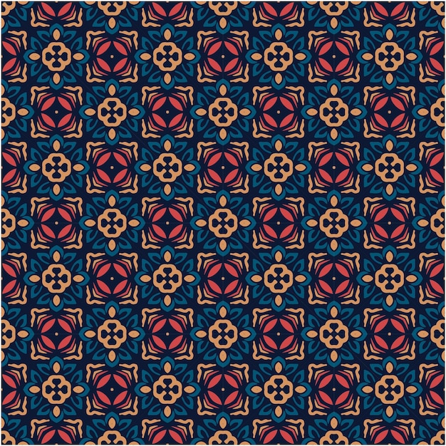 Minimalist abstract pattern colorful style