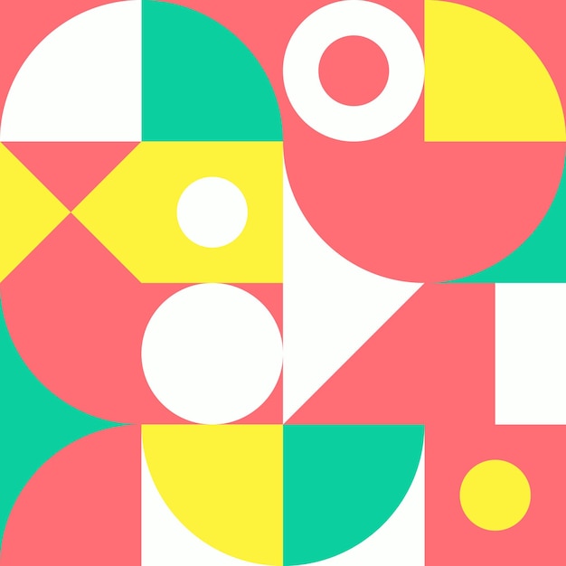 Minimalist background seamless pattern with simple shape