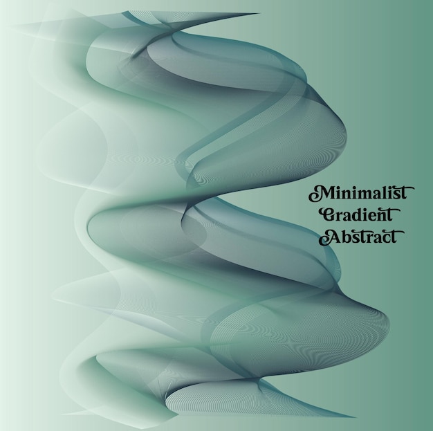 Minimalist Gradient Abstract background vector design