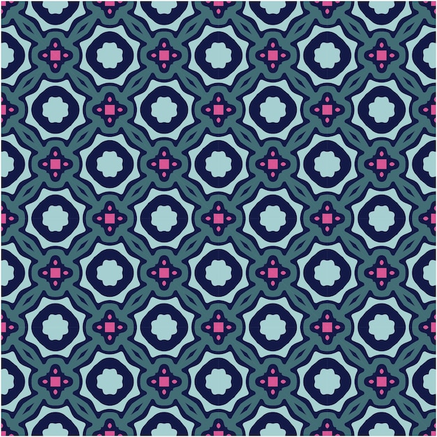 Minimalist seamless pattern design with ethnic style