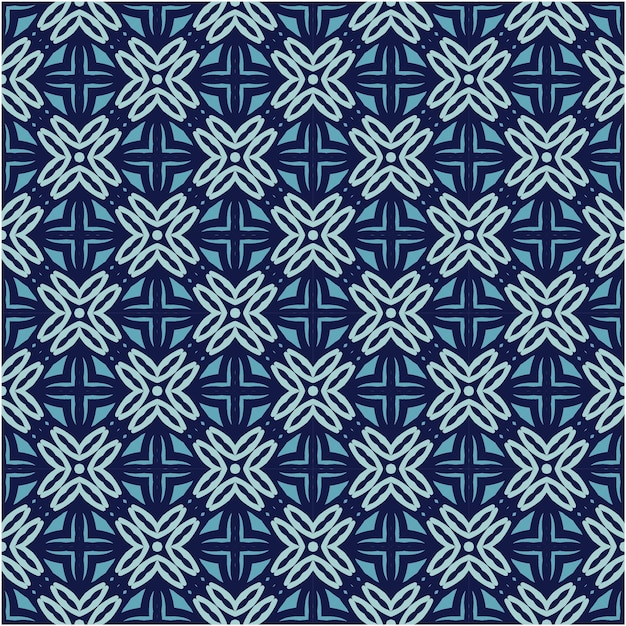 Minimalist seamless pattern design with ethnic style