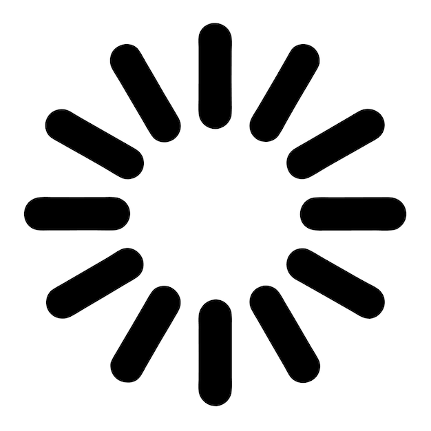Minimalist Single Loading Icon for Website Buffer or Preloader Animation