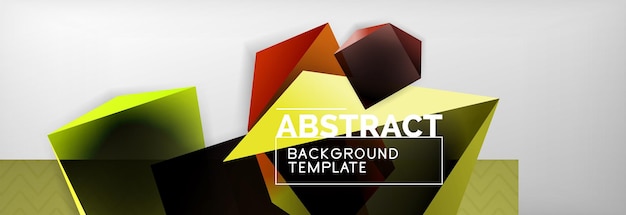 Minimalistic geometric abstract background