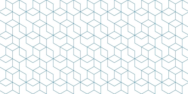 Minimalistic polygon line geometric patterns banner design