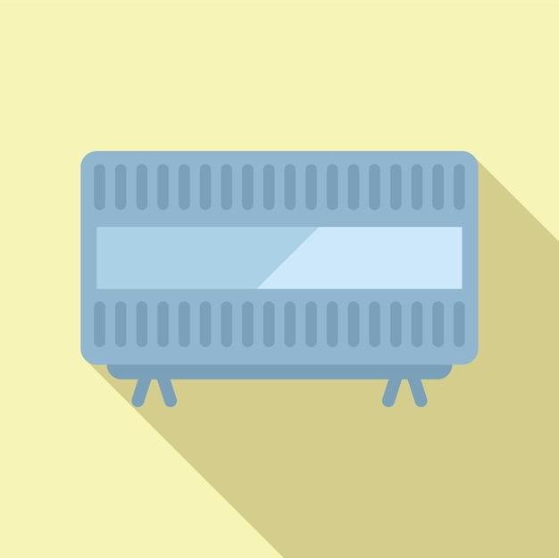 Minimalistic vector illustration of a heater