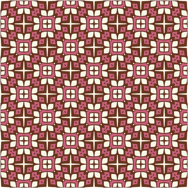 Minimalistisk mønster med etnisk design