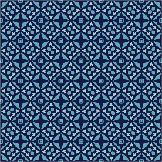 Minimalistisk sömlös mönsterdesign med etnisk stil