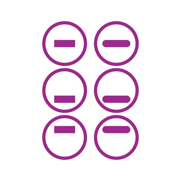 minimize icon vector design templates