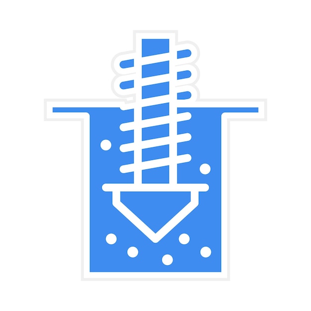 mining drill icon vector image can be used for mining and crafting
