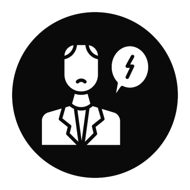 Misunderstanding icon vector image Can be used for Generation Gap