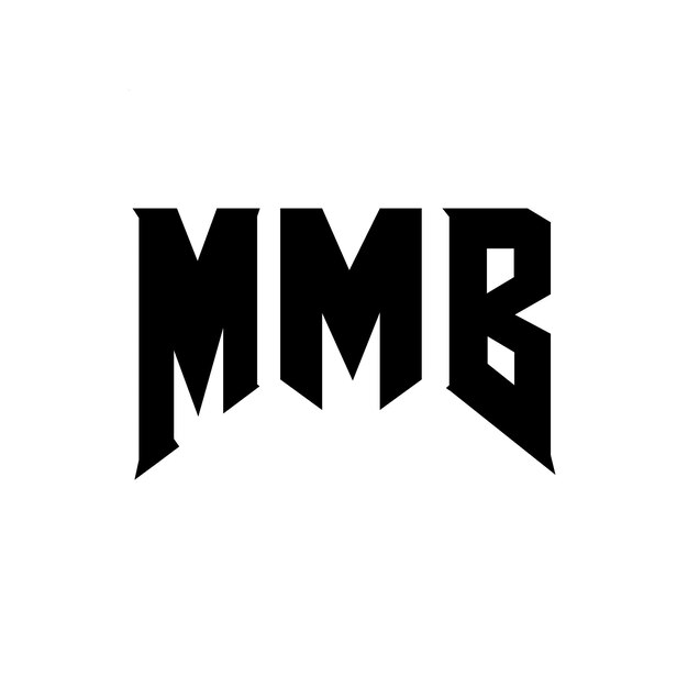 MMB letter logo design for technology company MMB logo design black and white color combination MMB logo MMB vector MMB design MMB icon MMB alphabet MMB typography logo design