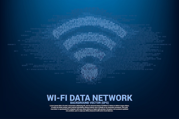 Mobil ve Wi-Fi veri ağının veri aktarımı konsepti.