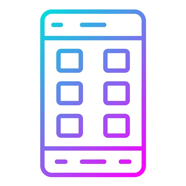 Mobile Apps Vector Illustration Style