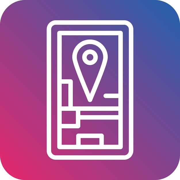 Mobile GPS Icon Style