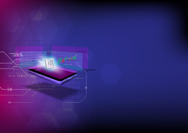 Mobile phones work with artificial intelligence technology to help transmit information across