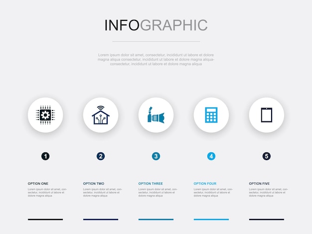 Mobile security Adware mobile phishing spyware mobile virus icons Infographic design layout design template Creative presentation concept with 5 steps