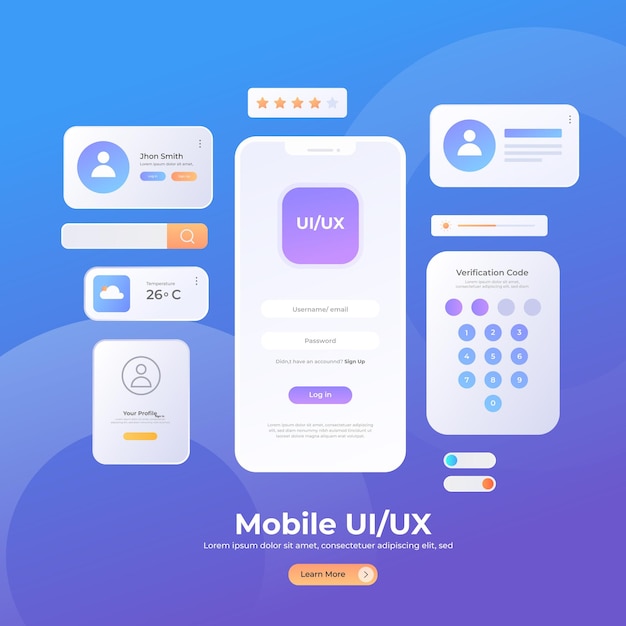 Mobile UIUX Kit
