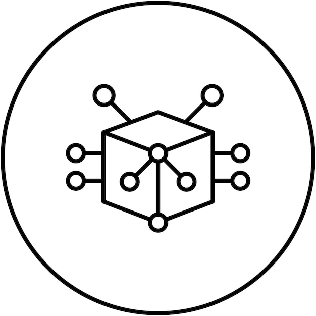 model icon vector image can be used for artificial intelligence