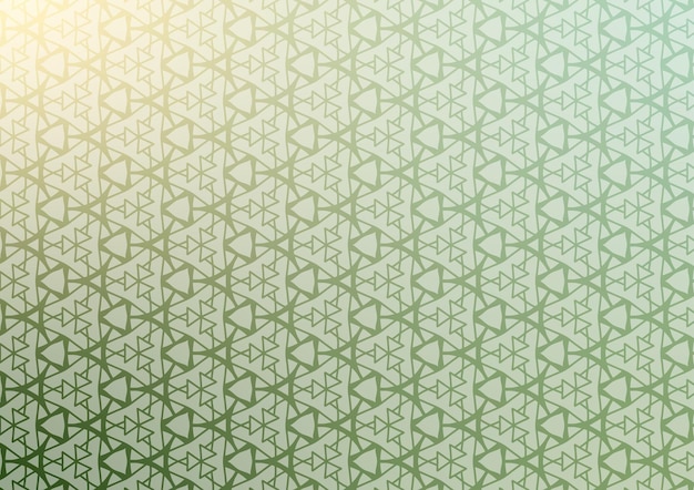 Model triangle pattern line gradient green background