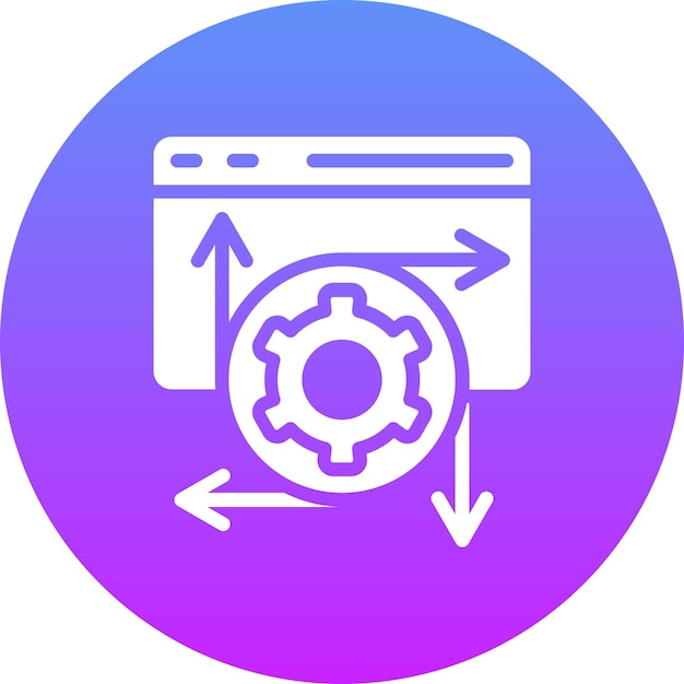 modeling api vector icon illustration of data analytics iconset