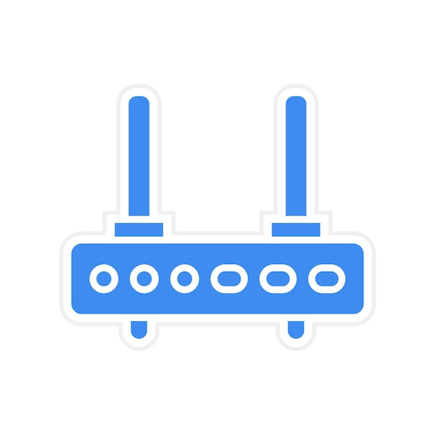 Modem icon vector image Can be used for Communication and Media