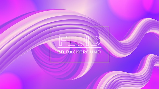 Modern 3D Fluid Style Background
