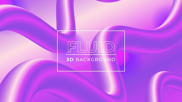 Modern 3D Fluid Style Background