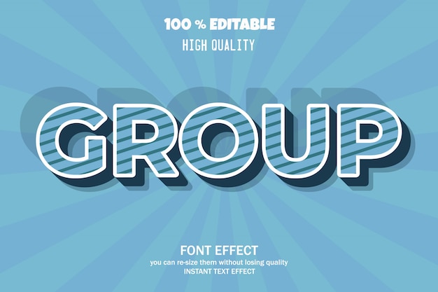 Modern 3d text effect   font effect
