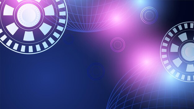 Modern abstract arrows Highspeed technology movement Colourful dynamic motion on blue background Movement sport pattern for banner or poster design background concept