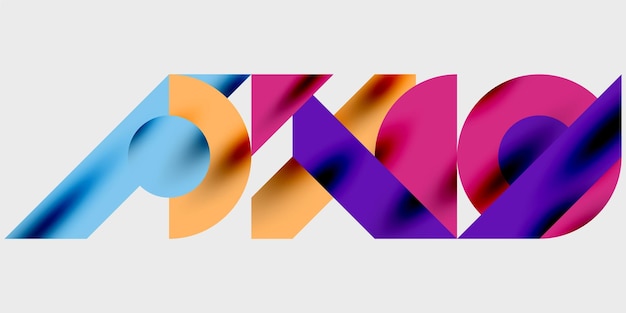 Modern abstract background featuring circles lines and triangles in a dynamic geometric composition Perfect for stylish tech or creativethemed designs