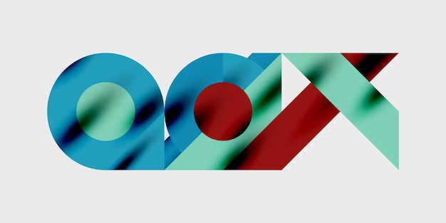 Modern abstract background featuring circles lines and triangles in a dynamic geometric composition Perfect for stylish tech or creativethemed designs