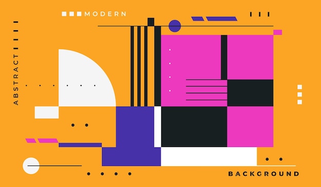 modern abstract background vector design with various shapes