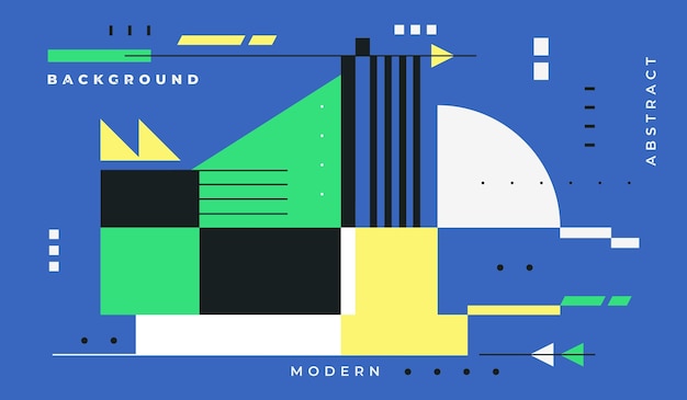 modern abstract background vector design with various shapes