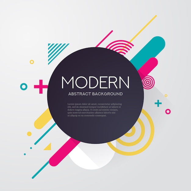Modern abstract background with geometric shapes
