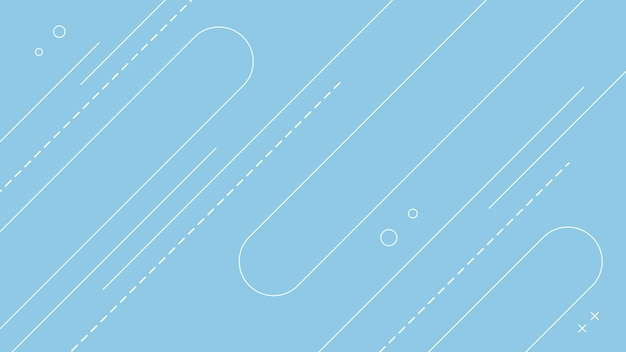 Modern Abstract Background with Memphis Retro Element and Pastel Color