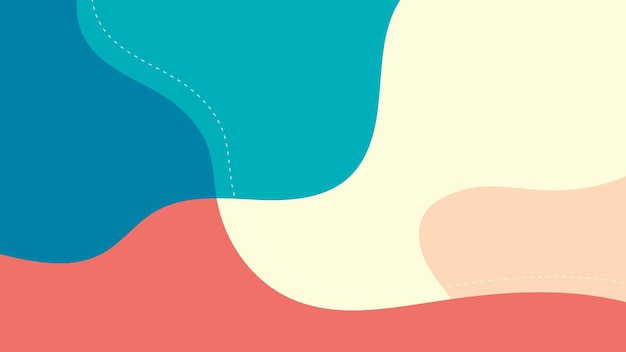 modern abstract background with waves element and pastel colors