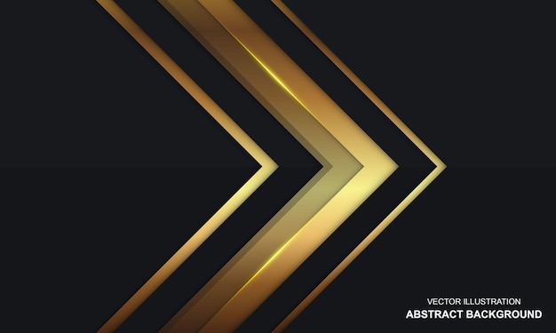Modern abstract black and golden luxury background