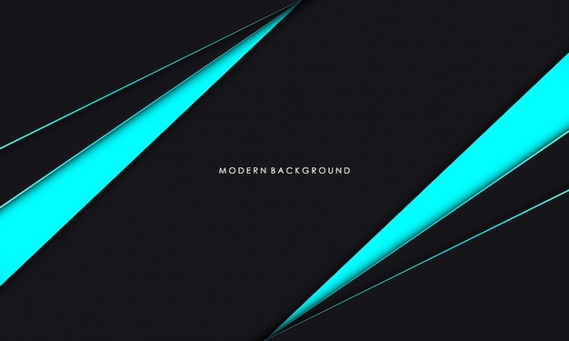 Modern abstract black dop and blue light background