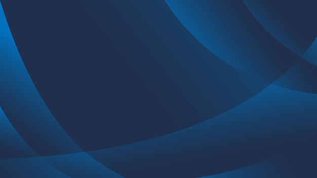 Modern abstract dark blue gradient wave background