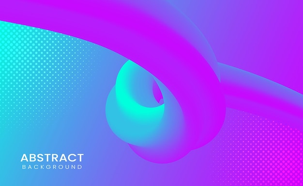 Modern abstract dynamic fluid colorful background design
