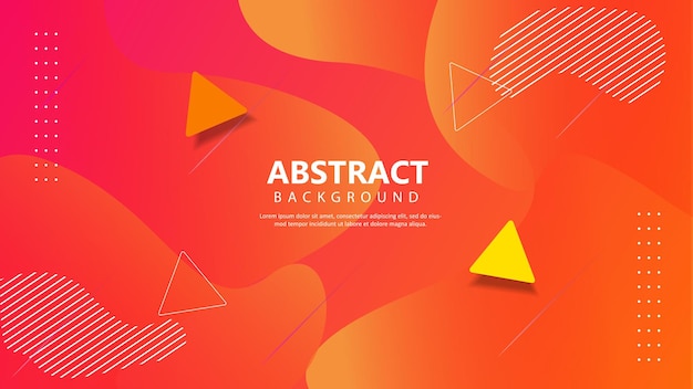 Modern abstract fluid background