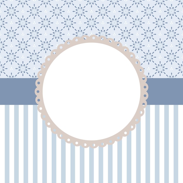 Modern abstract geometric seamless pattern background frame and border
