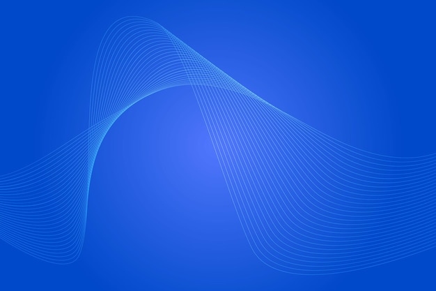 Modern abstract gradient curve wavy line background