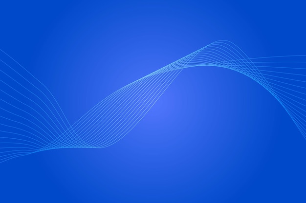 Modern abstract gradient curve wavy line background