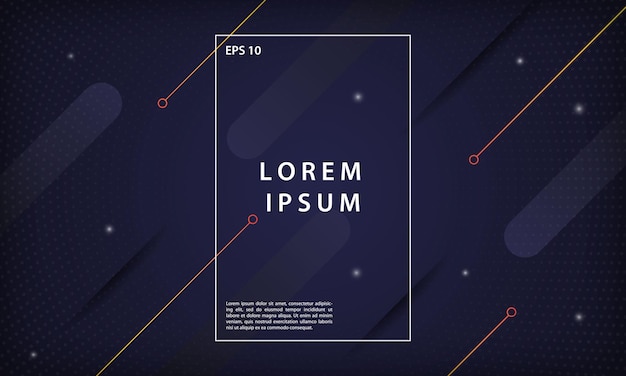 modern abstract gradient dynamic minimal color round diagonal stripe dark blue and orange background