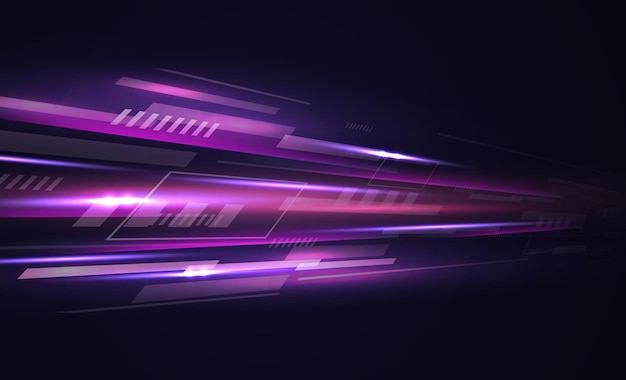 modern abstract high speed light effect. technology futuristic dynamic motion